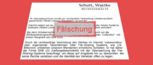 E Mail Mit Trojaner Abmahnungen Der Kanzleien Waldorf Frommer Und