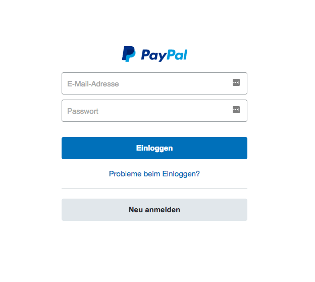 Paypal Fake Zahlung