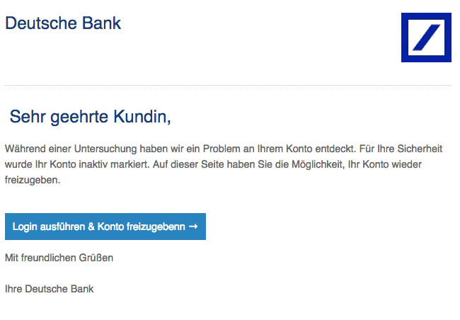 Deutsche Bank Online Banking Login Problem