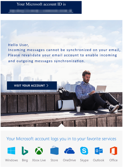 Phishing Mails Im Namen Von Microsoft Vorsicht Spam Email Update