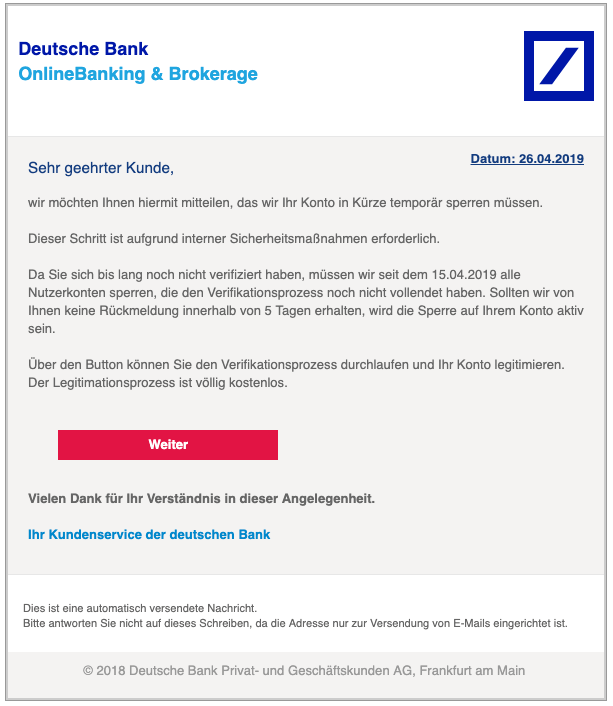 Meine Deutsche Bank Online Banking Brokerage